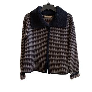 A.IDA Cardigan made in Italy Wool blended sweater cardigan size S